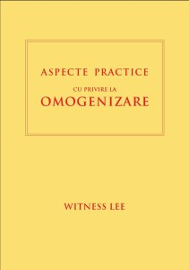 Aspecte practice omogenizare