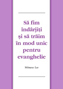 Sa fim indarjiti pentru evanghelie